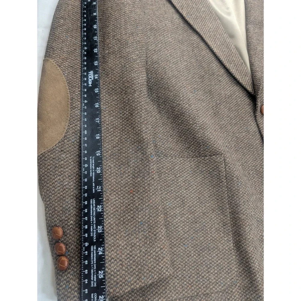 Stafford Blazer Sports Suit Jacket Tweed BirdEye Hopsack Confetti 46L 50